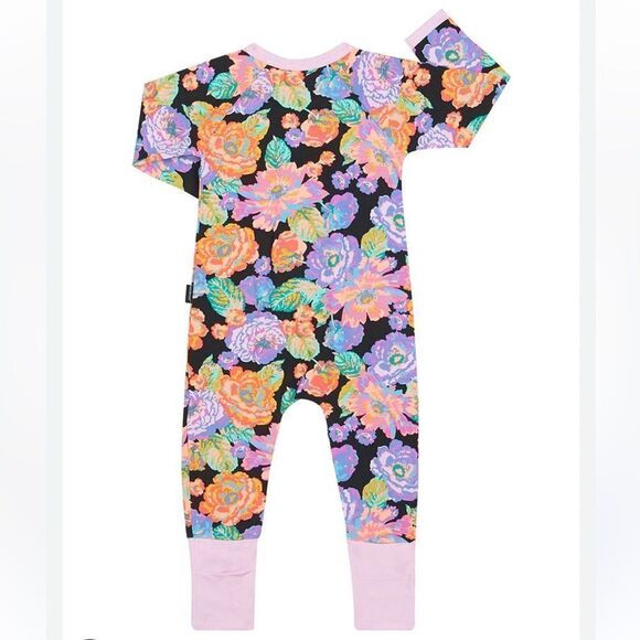 Bonds Zip Wondersuit - Bright Floral 6-12 Months Nwt - Picture 1 of 4